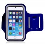 Wholesale iPhone SE 2022 / 2020 / 8 / 7 Sports Armband with Key Pocket (Blue)